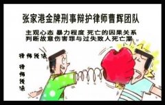 故意伤害罪与过失致人死亡罪的区别